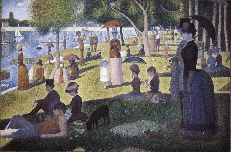 Island Bowl Sunday, Georges Seurat